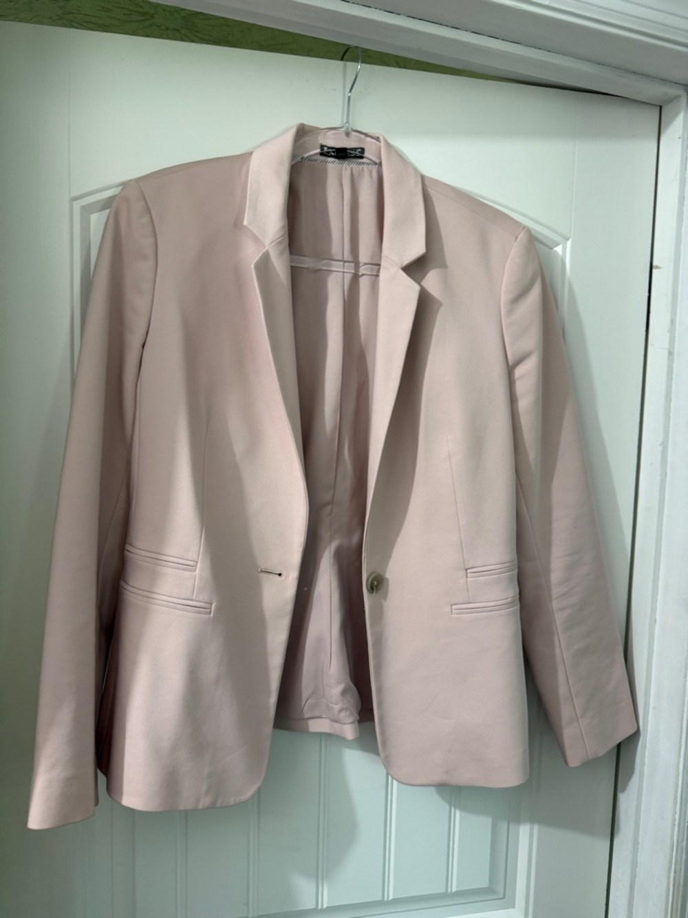Express Blush Pink Single-Button Women's Blazer